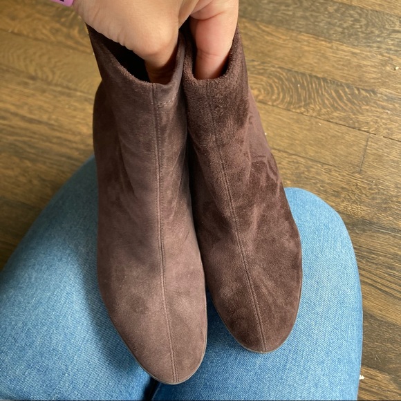 Corso como chocolate brown calf suede boots - Picture 3 of 5